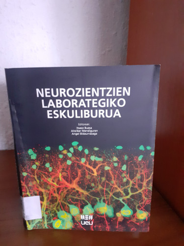 Portada del libro de Neurozientzien laborategiko eskuliburua