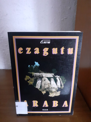 Portada del libro de EZAGUTU ARABA