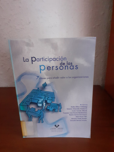 Portada del libro de Participación de las Personas: 7 Claves para añadir valor a las organizaciones