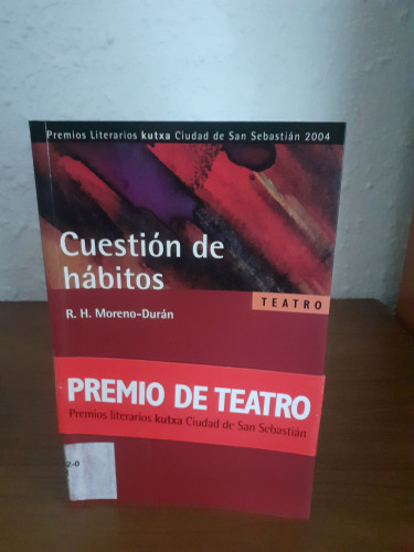 Portada del libro de CUESTIÓN DE HÁBITOS