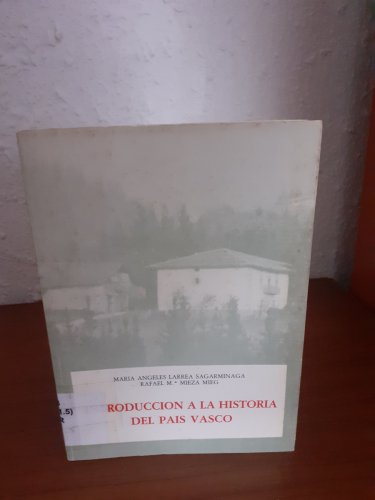 Portada del libro de Introducción a la historia del País Vasco