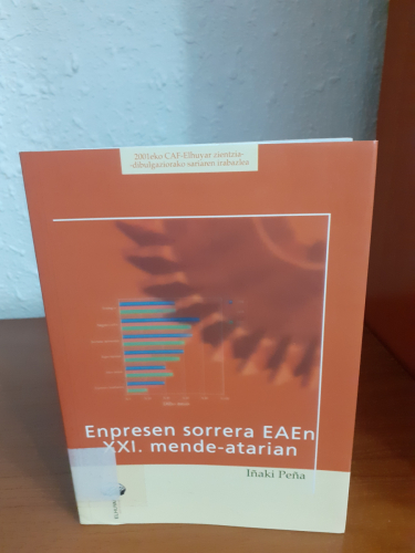 Portada del libro de Enpresen sorrera EAEn XXI mende-atarian