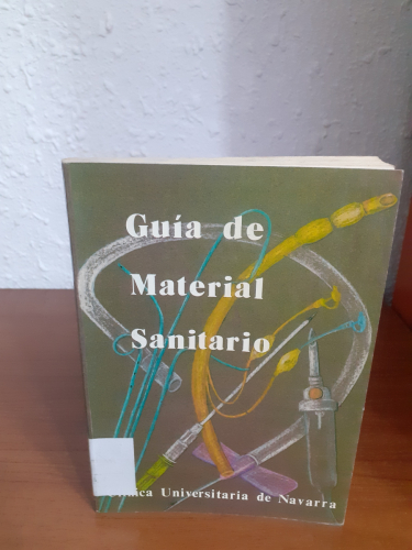 Portada del libro de Guía de material sanitario