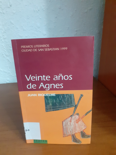 Portada del libro de Veinte años de Agnes