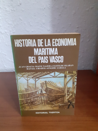 Portada del libro de Historia de la Economía Marítima del País Vasco