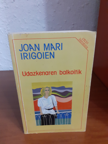 Portada del libro de Udazkenaren balkoitik