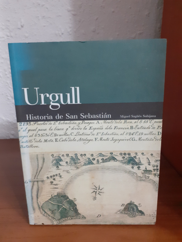 Portada del libro de Urgull HIstoria de San Sebastián