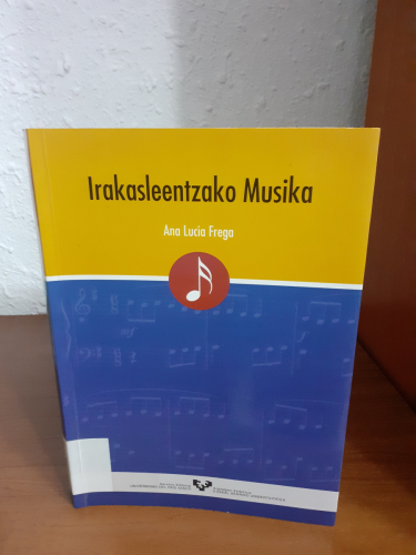 Portada del libro de Irakasleentzako musika