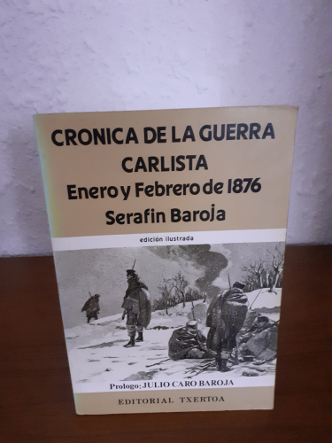 Portada del libro de Crónica de la guerra carlista. Enero y febrero de 1876