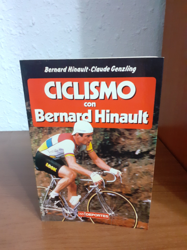 Portada del libro de CICLISMO CON BERNARD HINAULT