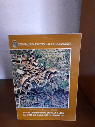 Portada del libro de Ley de urbanismo de Castilla y León Ley 5/1999 de 8 de abri BOC y L 15/04/99 nº70