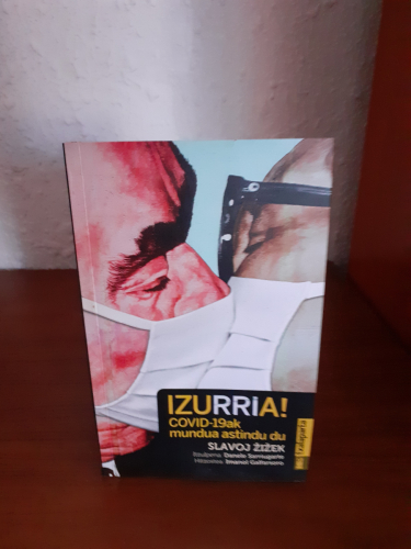 Portada del libro de IZUrriA! (Pandemia): COVID-19ak mundua astindu du