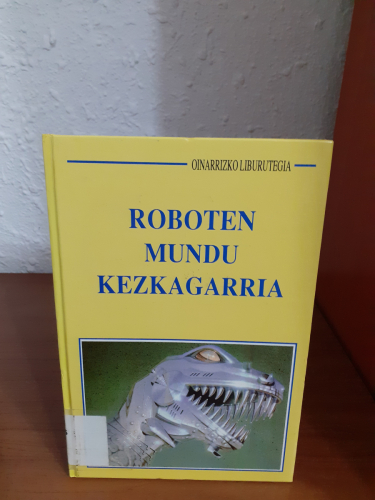 Portada del libro de Roboten mundu kezkagarria