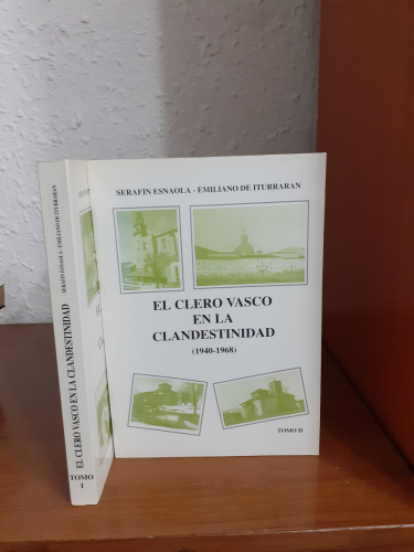 Portada del libro de El clero vasco en la clandestinidad 1940-1968 / 2 tomos