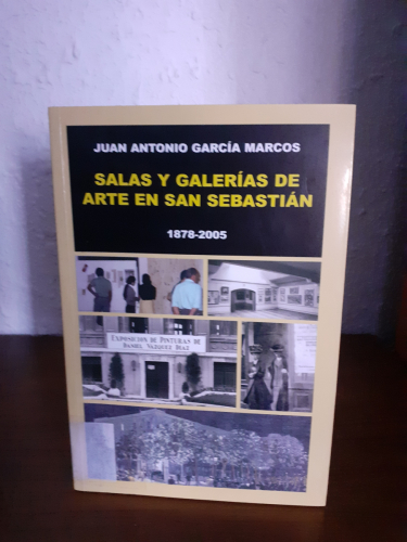 Portada del libro de Salas y galerías de arte en San Sebastián