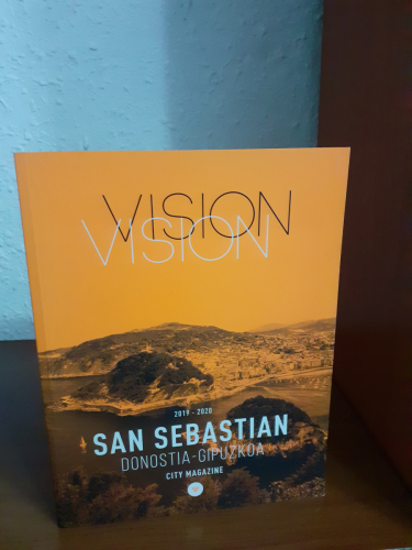 Portada del libro de Visión 2019-2020 San Sebastían Donotia-Guipuzkoa CIty magazine