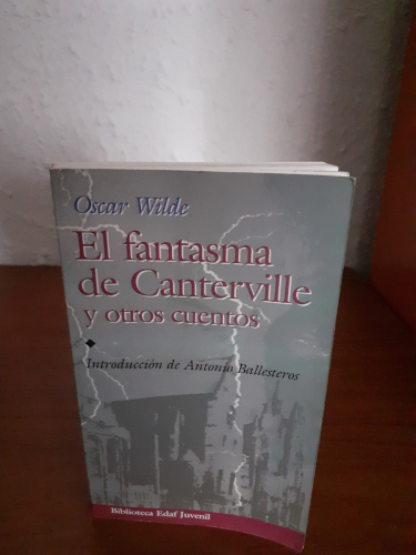 Portada del libro de Fantasma de Canterville, el