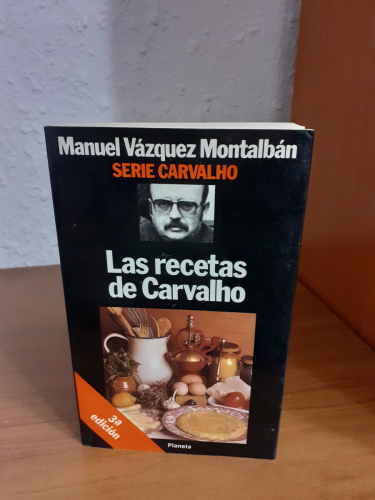 Portada del libro de Las recetas de Carvalho