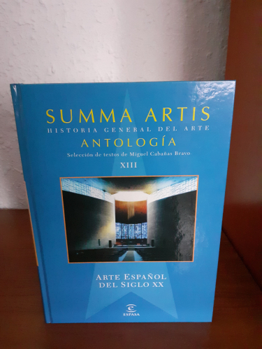 Portada del libro de Summa Artis. Historia General Del Arte. Antologia XIII. Arte Español Del Siglo XX