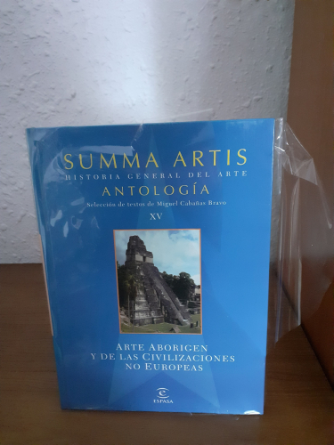 Portada del libro de Summa Artis Historia General Del Arte Antologia XV. Arte aborigen y de las civilizaciones europeas