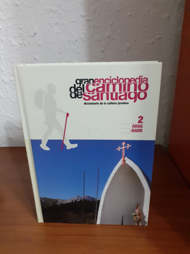 Portada del libro de Gran enciclopedia del camino de Santiago. Diccionario de la cultura jacobea 2 arag -barr