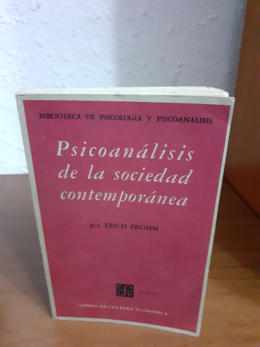 Portada del libro de Psicoanálisis de la sociedad contemporánea