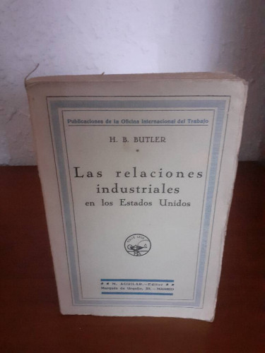 Portada del libro de RELACIONES INDUSTRIALES EN LOS ESTADOS UNIDOS, LAS