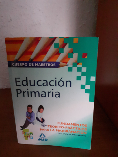 Portada del libro de Eduación primaria. Fundamentos teórico-prácticos para la programación