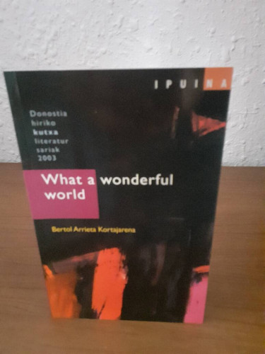 Portada del libro de WHAT A WONDERFUL WORLD