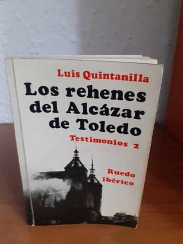 Portada del libro de Los rehenes del Alcázar de Toledo