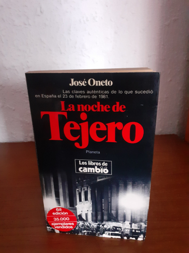 Portada del libro de La noche de Tejero