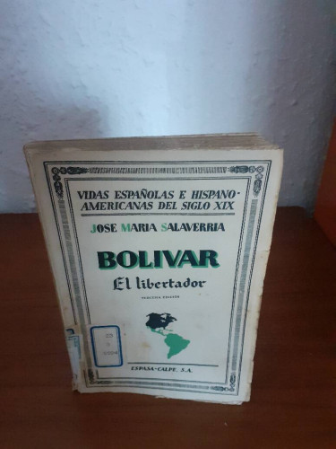 Portada del libro de BOLIVAR EL LIBERTADOR
