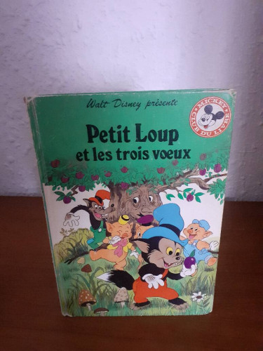 Portada del libro de PETIT LOUP ET LES TROIS VOEUX