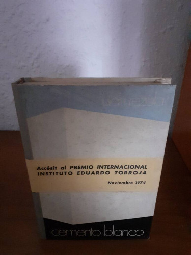Portada del libro de CEMENTO PORTLAND ARTIFICIAL BLANCO Y SUS APLICACIONES