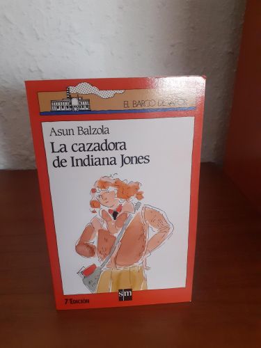 Portada del libro de La cazadora de Indiana Jones