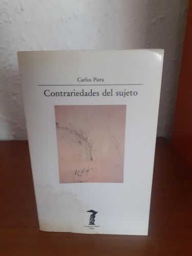 Portada del libro de Contrariedades del sujeto