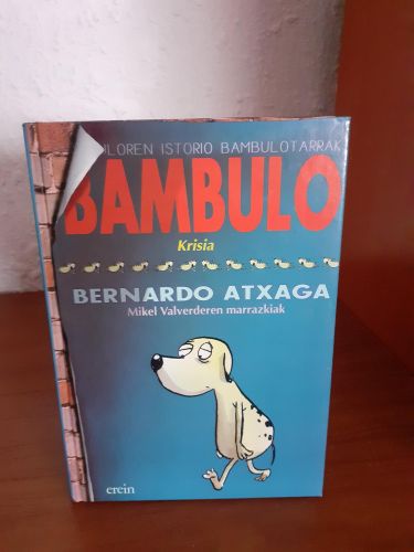 Portada del libro de Bambuloren istorio bambulotarrak Krisia