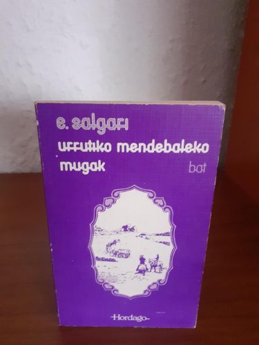 Portada del libro de Urrutiko mendebaleko mugak