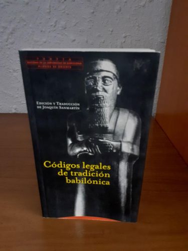 Portada del libro de Códigos legales de tradición babilónica