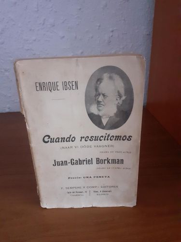 Portada del libro de Cuando resucitemos / Juan-Gabriel Borkman