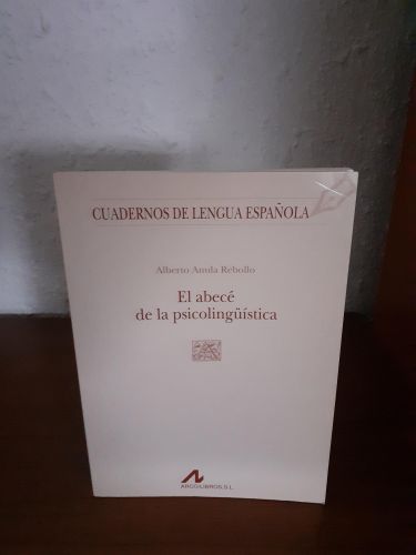 Portada del libro de El abecé de la psicolingüistica