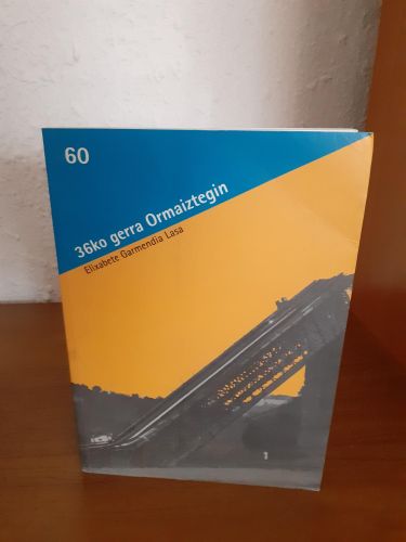 Portada del libro de 36ko gerra Ormaiztegin