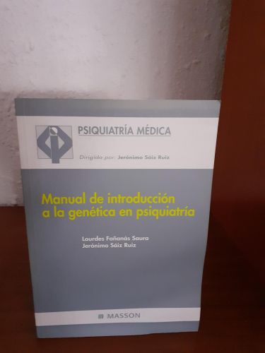 Portada del libro de Manual de introducción a la genética en psiquiatría