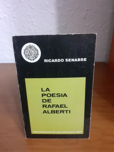Portada del libro de La poesía de Rafael Alberti