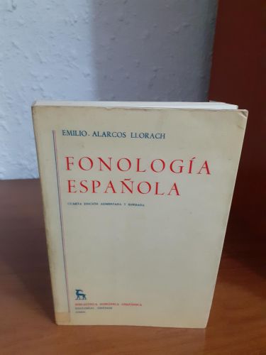 Portada del libro de Fonologia española