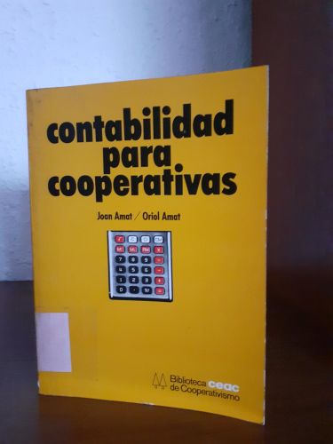 Portada del libro de Contabilidad para cooperativas