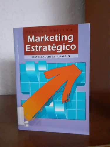 Portada del libro de Marketing estratégico 3ª Ed