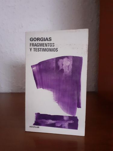 Portada del libro de Fragmentos y testimonios