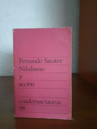Portada del libro de Nihilismo y acción