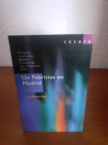 Portada del libro de FABRITIUS EN MADRID, UN